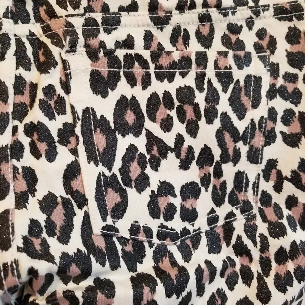 NWT TCP girls‎ children's glitter leopard print